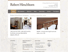 Tablet Screenshot of hirschhornantiques.com